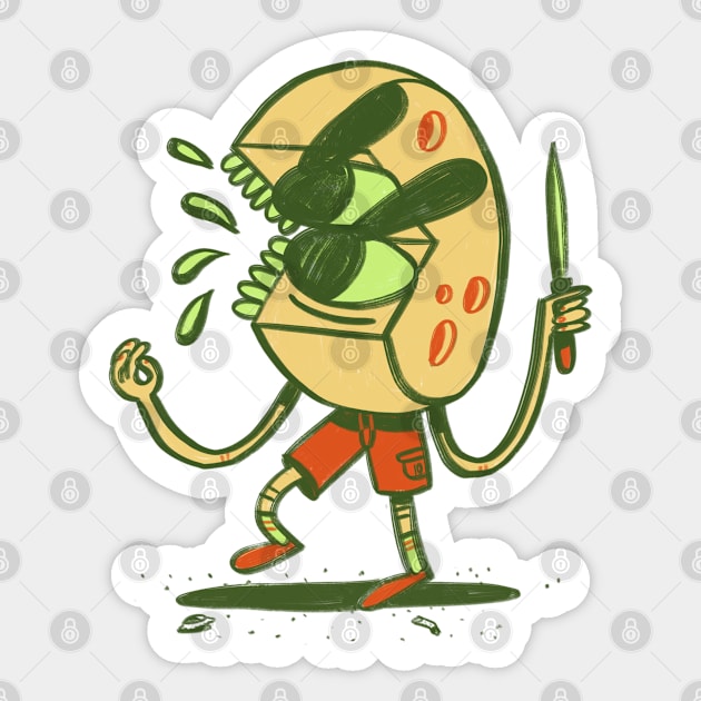 Goony gouda Sticker by Mundarain